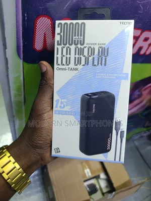Tecno Omini Tank  30000mah Potable Powerbank