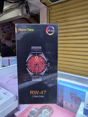 Haino Teko Germany Rw47 Amoledsmartwatch 3 Straps and Wireless Charger