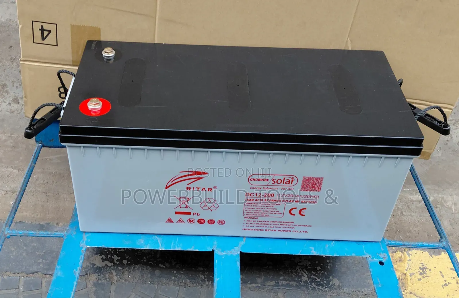 Ritar 12v 200ah Deep Cycle Gel Battery