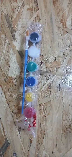 3 Ml Acrylic Paints 6pcs and Paint Brush