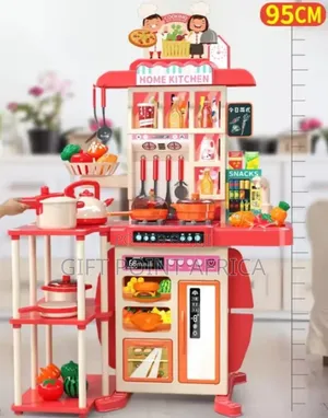 73 Pcs Kitchen Set With  A Height Of 95 Cms With Light And Sound