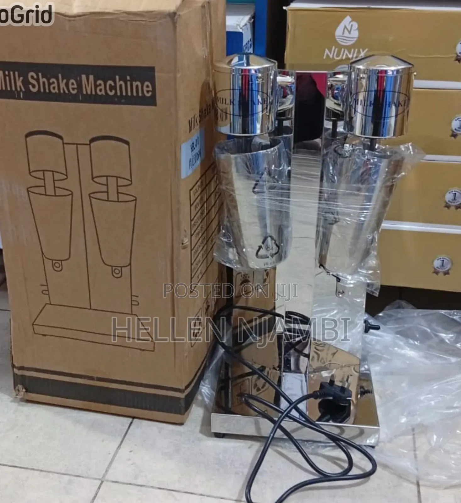 Electric Double Milkshake Machine