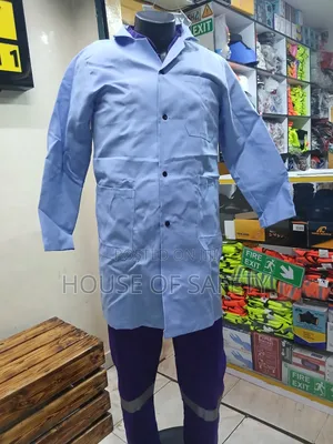 Loose Fit Sky Blue Dust Coats in Kenya