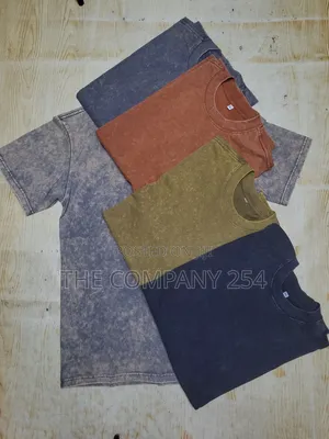 Quality Designer Casual Baggy Plain Acid Washed T Shirts