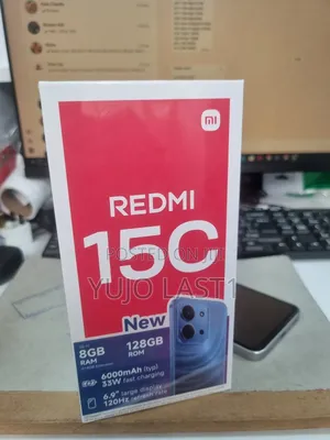 New Xiaomi Redmi 15C 4G 128 GB Black