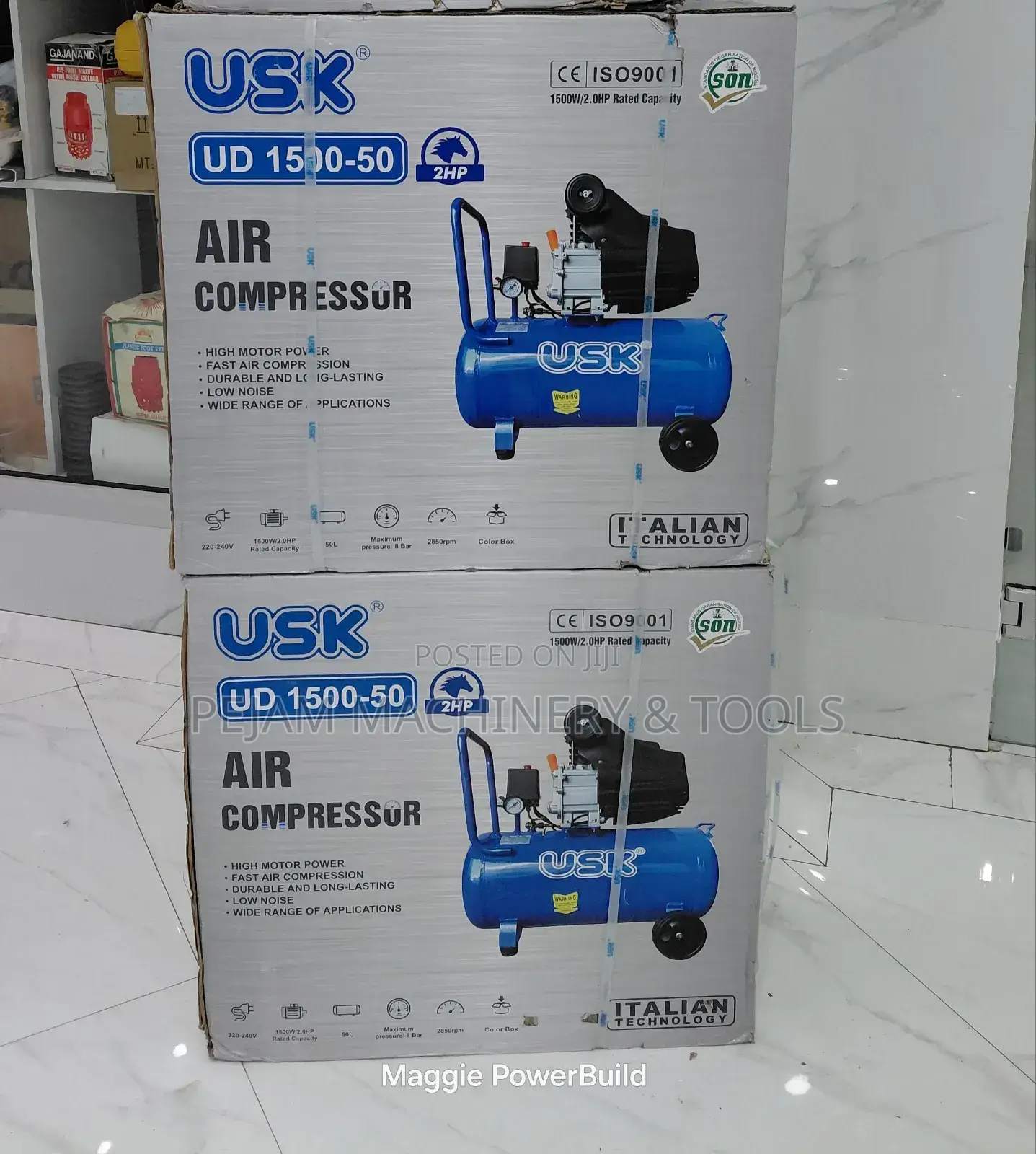 Electric Direct 50l Compressor 1500w/2hp
