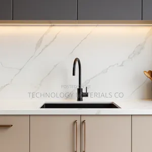 Premium Fish Berry White Sintered Stone Slab – 2.7m By 1.2m