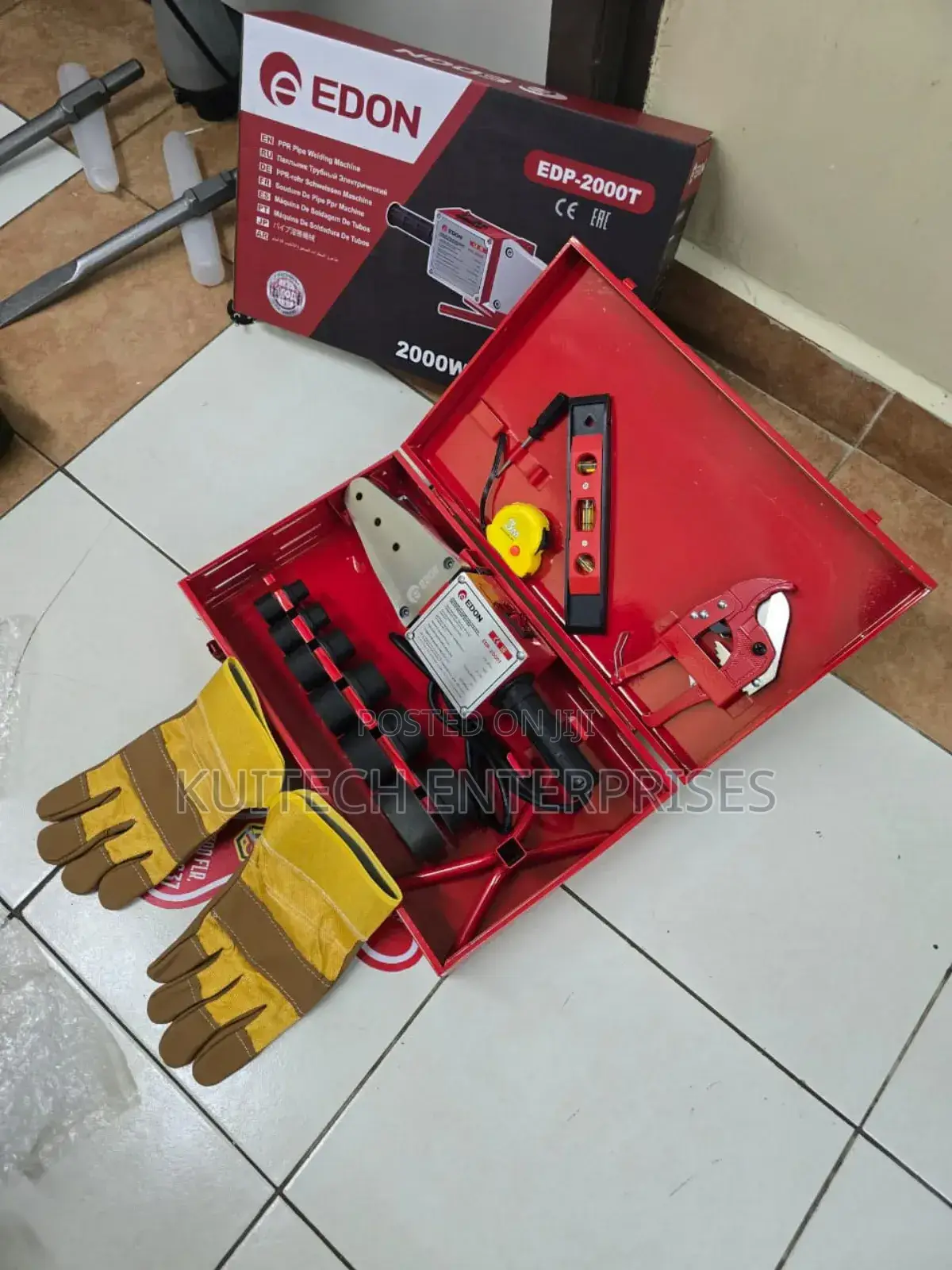 Electric Pipe Welding Machine/Edon PPR With Pipe Cutter$ Spirit Level