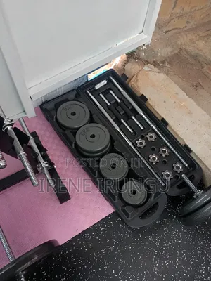 Assorted Weights Plates 50kgs ++ Barbells 50kgs Set