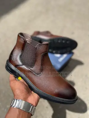 Hard Leather Chelsea Boots Laceless ,Laceless Chelsea Sizes 40-45