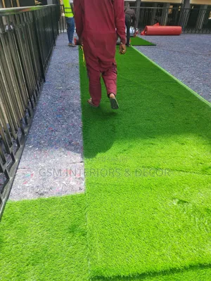 Artificial Green Grass Carpets Walkway