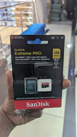 Sandisk 128gb Extreme Pro SDXC Uhs-I Memory Card - C10, U3, V30