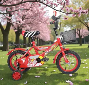 Colorful Design 16 Inch 3-7 Years Children Kids Bike With Basket Seat