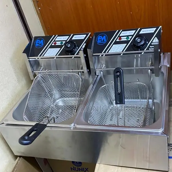 (Double) 12 Liters Commercial Double Deep Fryer