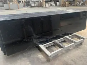 Polished Black Granite Slabs