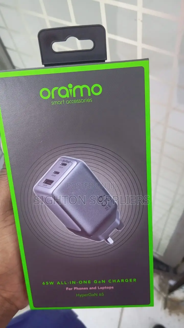 Oraimo Hypergan 65w Wall Charger Kit