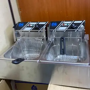 Imported 6lx2 Double Commercial Electric Deep Fryer