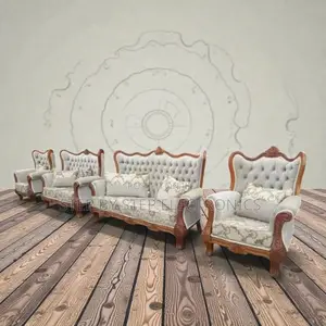 Hand Carving Antique Design 7 Seater Ex-Uk Stylish Sofa Furniture