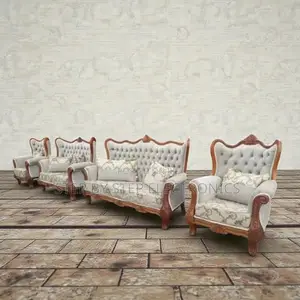 Hand Carving Antique Design 7 Seater Ex-Uk Premium Rosewood Sofa
