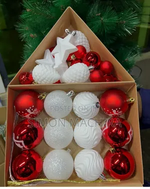 35pcs Mixed Christmas Tree Balls