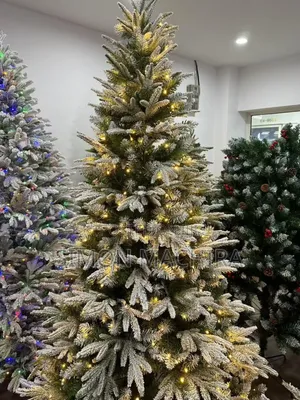 8ft Pre-Lit Christmas Tree