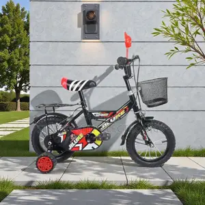 12 14 16 Inch 2–11 Yrs Children Kids Bike Sturdy Cartoon Basket Design