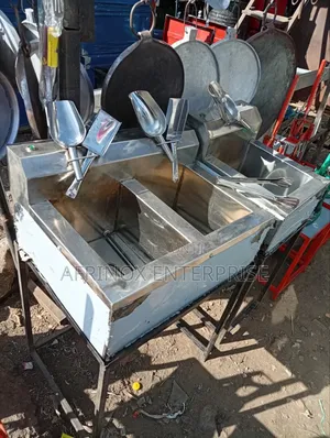 Double Well Deep Fryer Machine