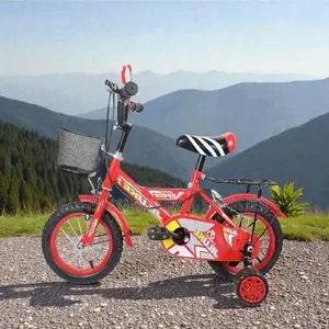 Sturdy Frame 16 Inch 3-7 Years Children Kids Bike With Basket Seat