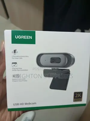 Ugreen Usb Webcam Full Hd Resolution 1080p -Built in Dual Mic,