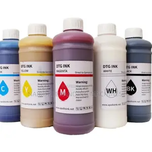 DTF Ink Water Based Pigment 1kg/Bottle Cmykw