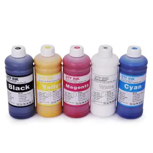 DTF Ink Factory-Sold Cmyk+Lc Lm White Water-Based Ink for Printers