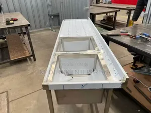 Standard Length Stainless Double Sinks (Washing Bay)