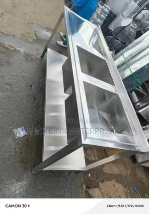 Stainless Steel Double Washing Sinks