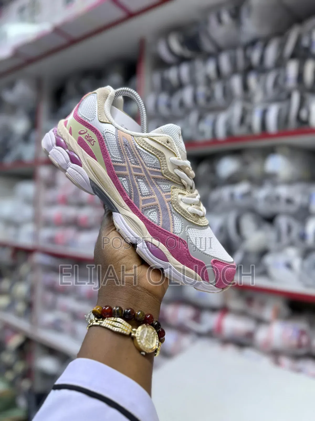Asic Gel “Nyc” Pink/White