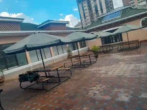 Outside Garden Wood +Metal Benches