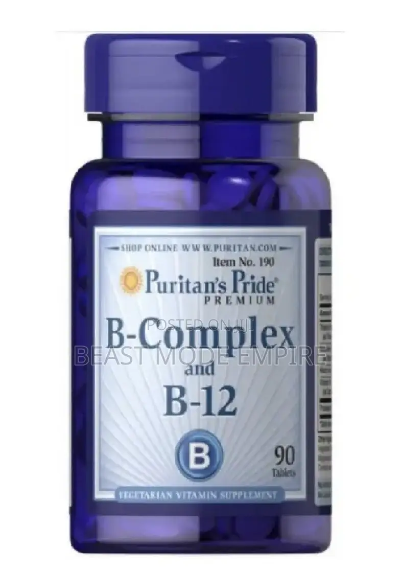 Vitamin B Complex and B12 Made in Usa