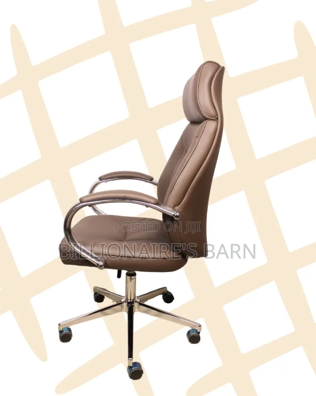 Breathable Brown High-Back Office | Order Yours Today