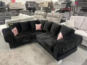 Black Corner Sofa