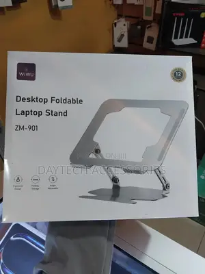 Wiwu Zm-901 Foldable Laptop Stand – Adjustable, Portable Ergonomic.