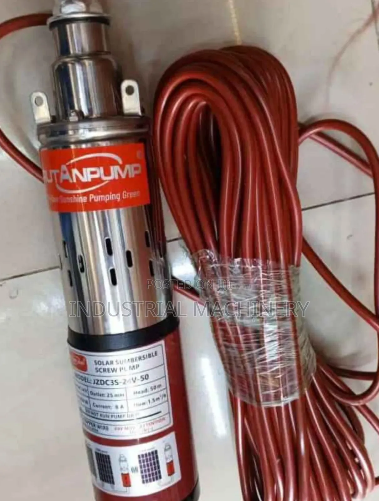 Solar Submersible Pump 50m by 250watts