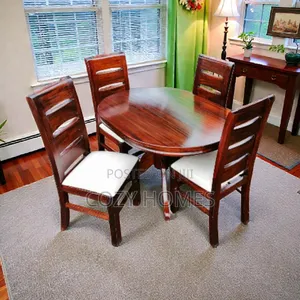 Dining Table a Creative Oval Four Seater Dining Table