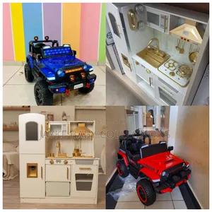 Holiday Combo: Ride-on Car + Wooden Kitchen Set