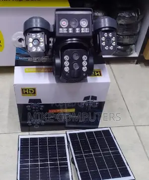 Solar CCTV Camera Triple Lens 4g