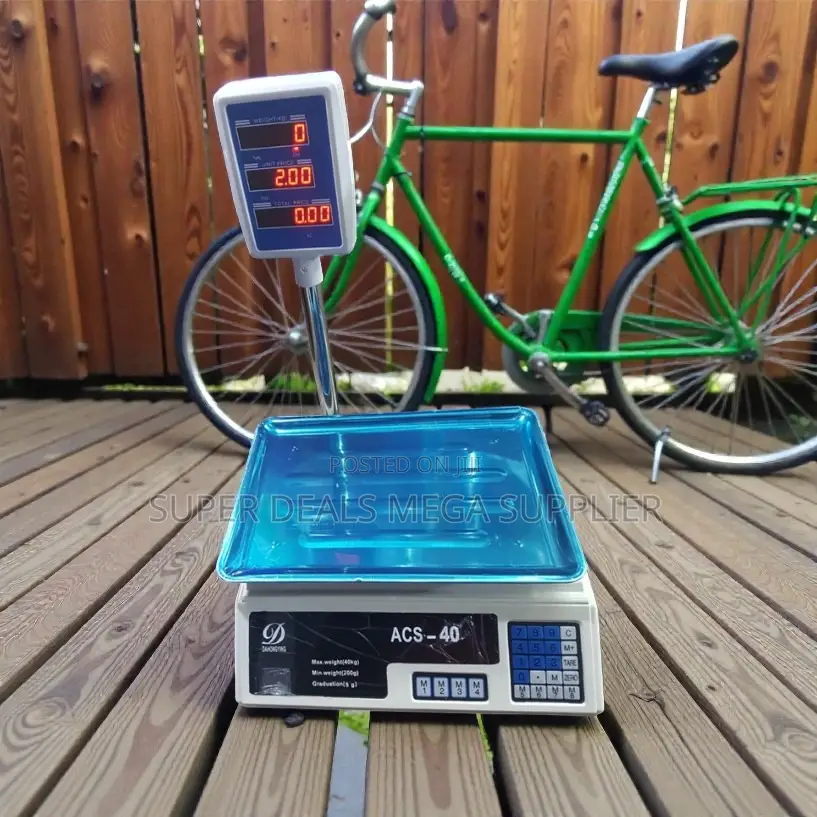 Acs 40 Led Display 40kgs Weight and Price Computing Scale