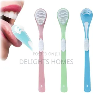 Double Sided Silicone Tongue Cleaner_za