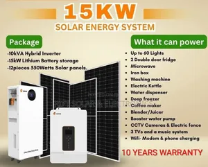 10kva Lithium Battery - 15kwh Lithium Battery Total Off-Grid Package