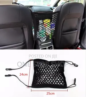 Car Mesh Net Storage Front Seat Gap