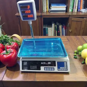 Acs 40 Digital 40kgs Price Scale With Led Display Rechargeable