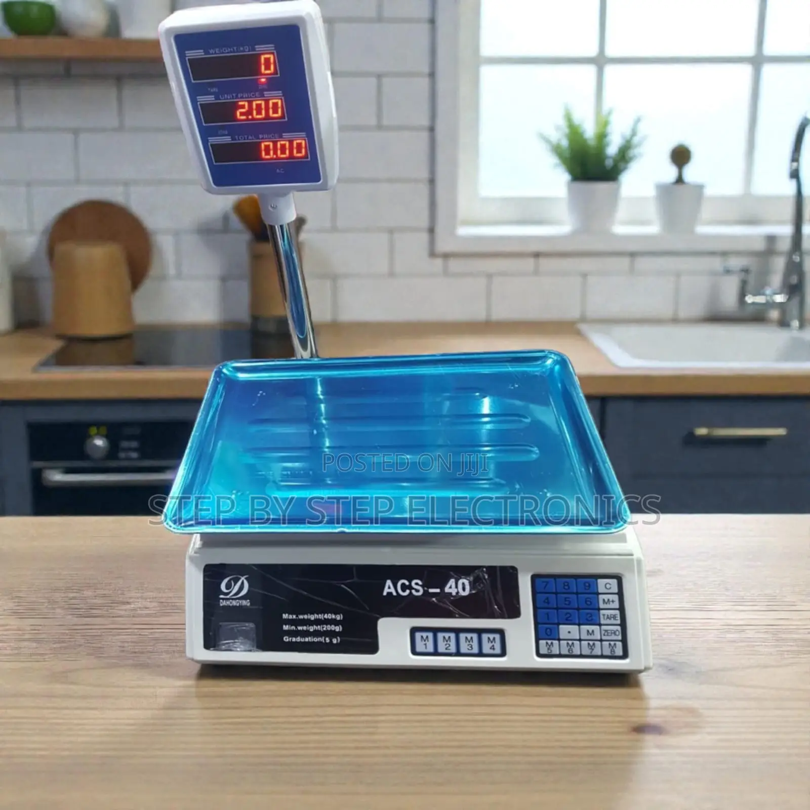 Acs 40 Electronic 40kgs Price Computing Scale Led Rechargeable