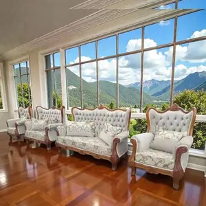 Hand Carving Antique Design 7 Seater Ex- Uk Classic Rosewood Sofa